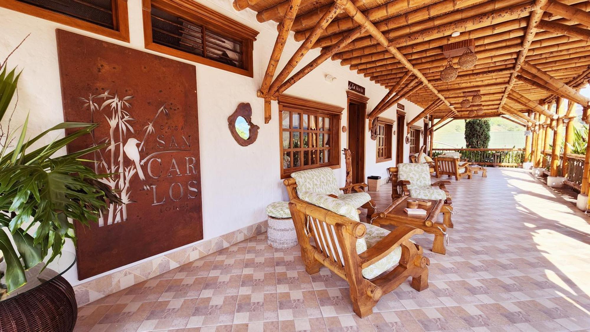 Hotel Casa San Carlos Lodge Pereira Combia Екстер'єр фото