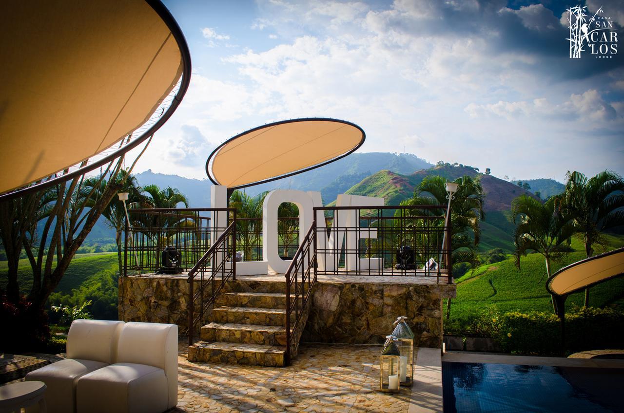 Hotel Casa San Carlos Lodge Pereira Combia Екстер'єр фото